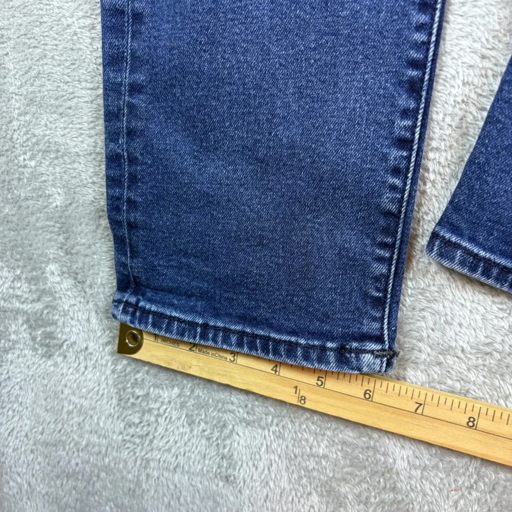 True Religion Jeans Mens 34 Rocco‎ Relaxed Skinny Blue Whiskered Faded Stretch